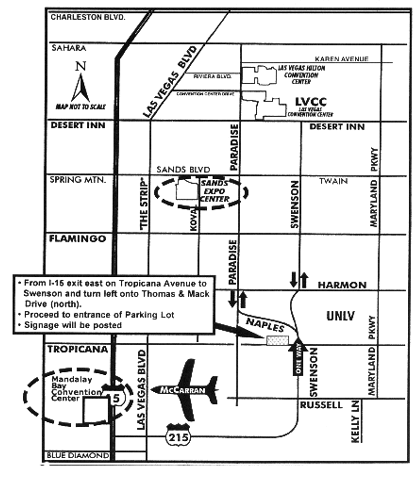 Las Vegas Strip Map